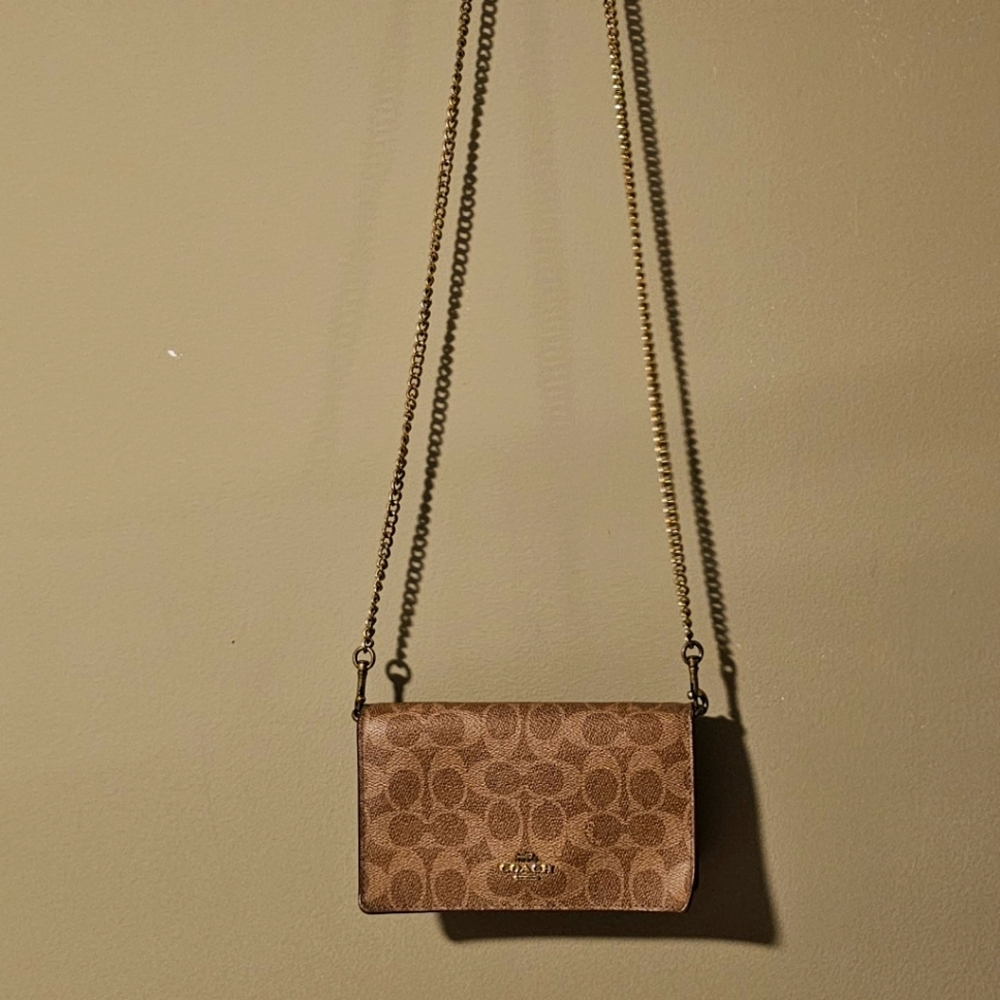 Coach leather purse